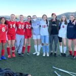 Coach Chris and Tam and Redwood JV girls